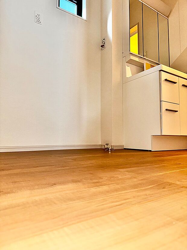 洗面所もゆとりのある広さです