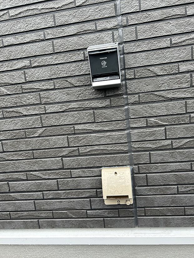 電気自動車充電設備＆屋外コンセント