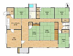宇佐市大字上高家　戸建て 7SDKの間取り