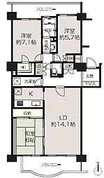 間取図画像 3LDK