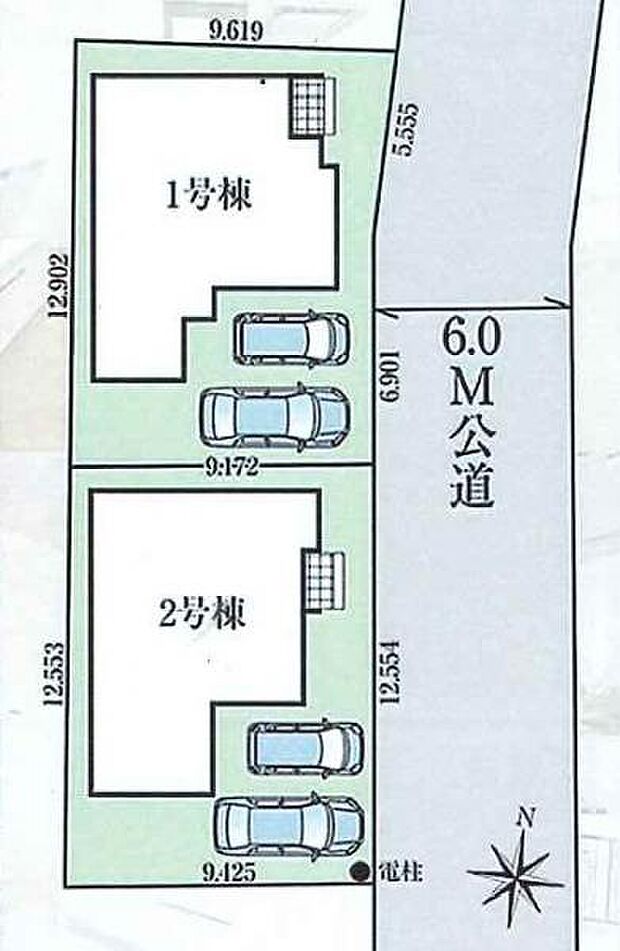 区画図 2号棟