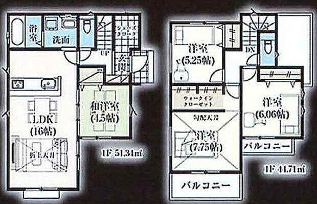 間取り図 2号棟
