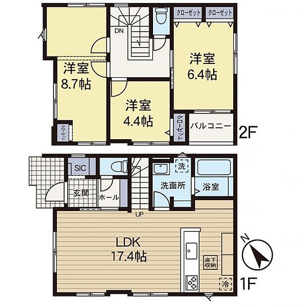 間取り図 1号棟