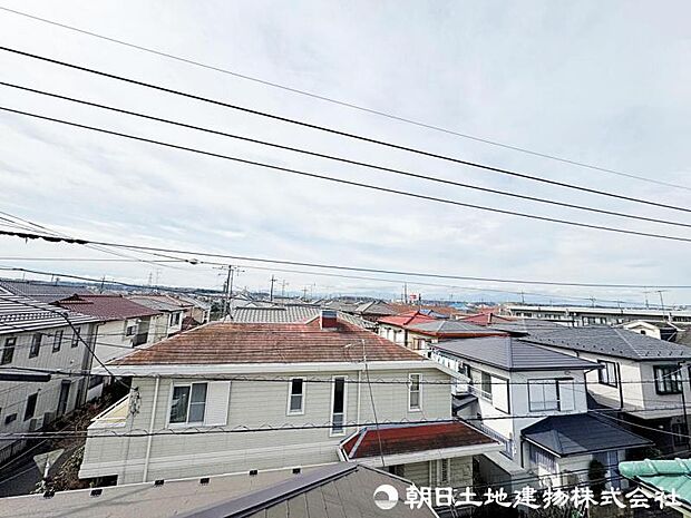 バルコニーからの景色です。