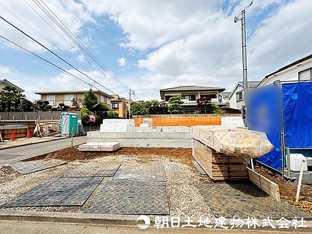【外観】建築中だからこそ、構造見学受付中
