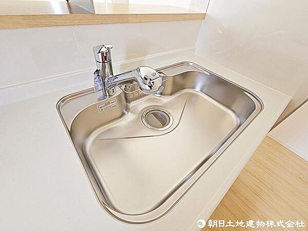 使い勝手の良い広々シンク
