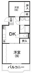 メゾンアスカ 2DKの間取図画像