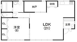 ミニハイツこばやし 1SLDKの間取図画像