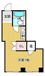 モアライフ ワンルームの間取図画像