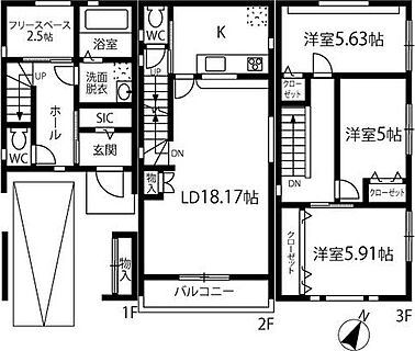 間取り：227103989925