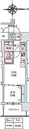 スプランディッドあびこ駅前DUE 1LDKの間取図画像