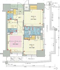 物件の間取り