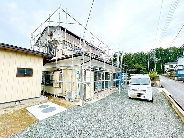【リフォーム済】南西側外観です。外装は塗装工事を行います。見栄えが一新され、清潔感のある仕上がりになります。