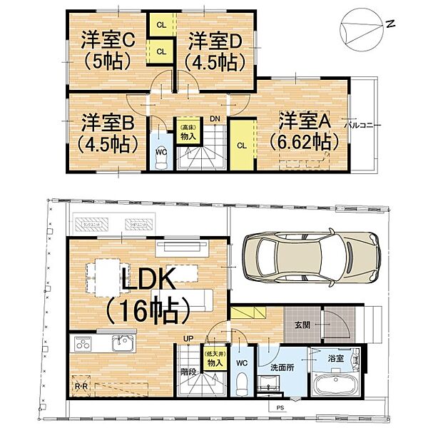 間取り：326000263484