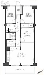 間取図画像 2SLDK