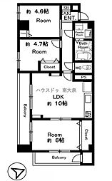 コータースそれいゆ 3LDKの間取図画像