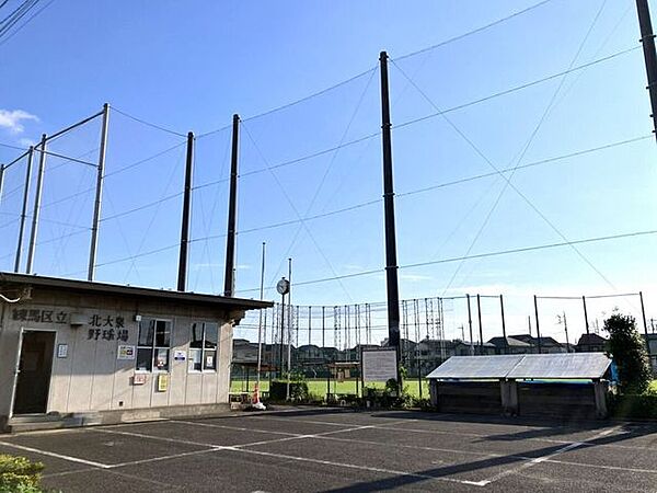 練馬区立北大泉野球場 870m