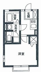 リオーネ 1Kの間取図画像