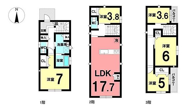 間取り：321000077686