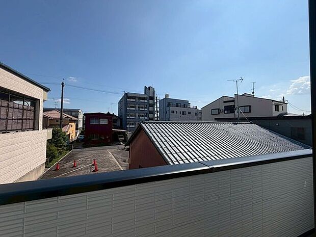 バルコニーからの眺望!