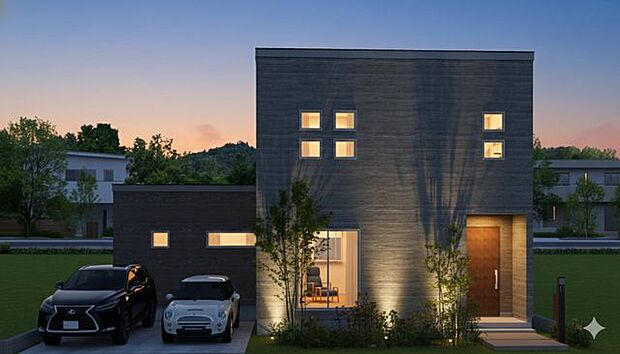 4LDK外観パース正面