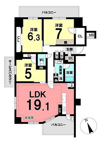 間取り：321000080497