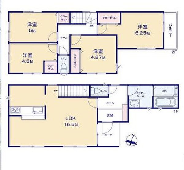 間取りを拡大表示