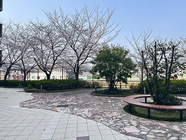 当マンション居住者様専用の敷地内テラスございます♪
