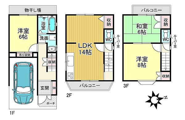 間取り：326000272059