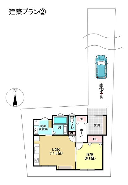 【平家参考プラン】建築面積：49．81？　1497万（税込）