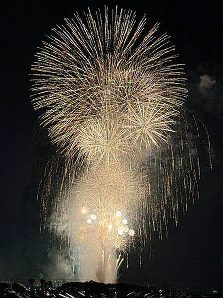 遠望良好♪季節にはお部屋から花火も楽しめる嬉しい眺望です！