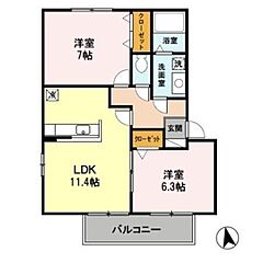 物件の間取り