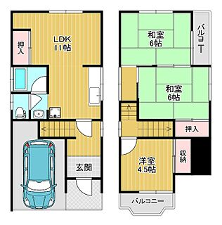 間取り：227103508555