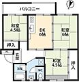 狭山住宅23号棟4階4.3万円