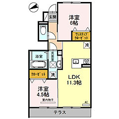 物件の間取り