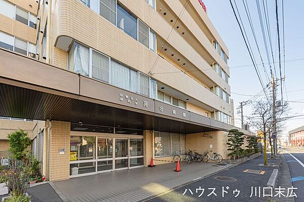 河合病院内科や外科等を備えた地域の中核病院。充実した医療体制が身近にある安心感は大きな魅力です。頼れる医療機関の存在が、ご家族の健やかな毎日と安らぎある暮らしを支えます。 600m