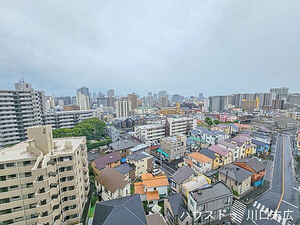 周辺の街並みを見渡すことができる眺望です。日々の生活の中でリフレッシュできる心地よい景色を楽しむことができ、暮らしに潤いをもたらす環境です。