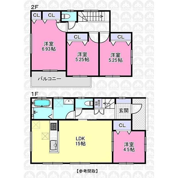 1号棟参考間取り
