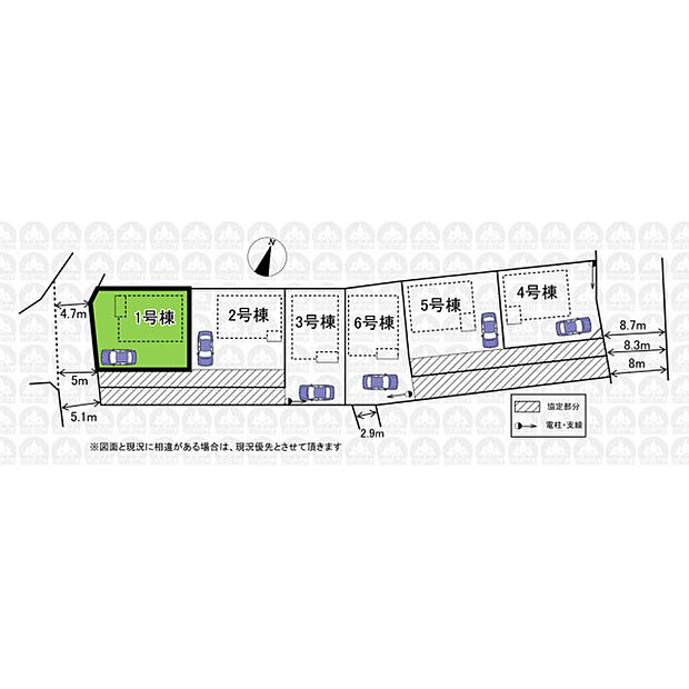 1号棟区画図