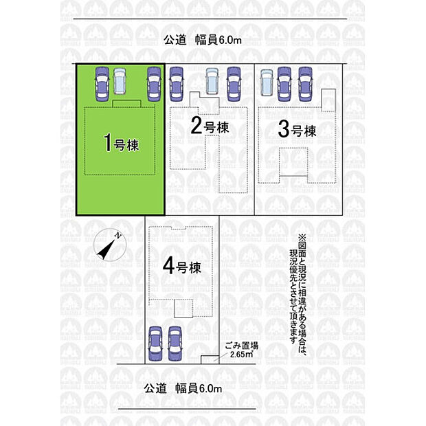 1号棟区画図