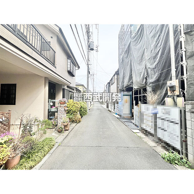 前面道路/4月25日撮影