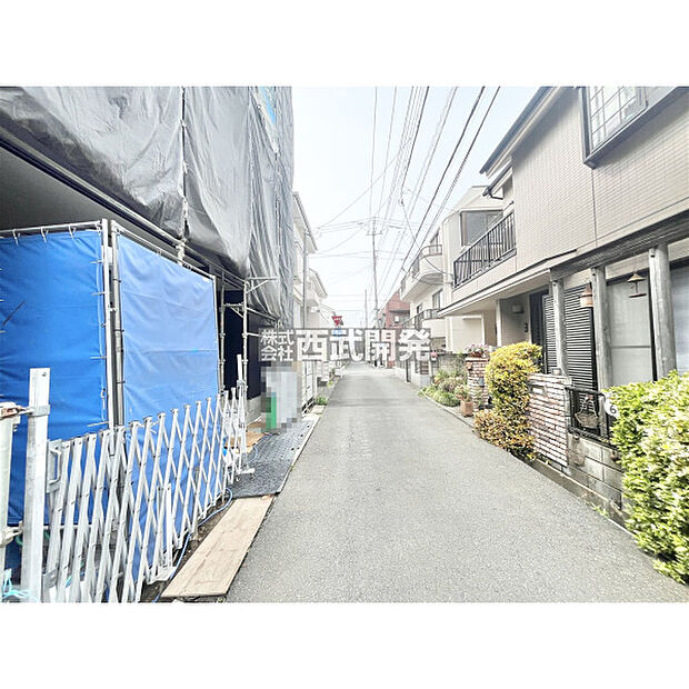 前面道路/4月25日撮影