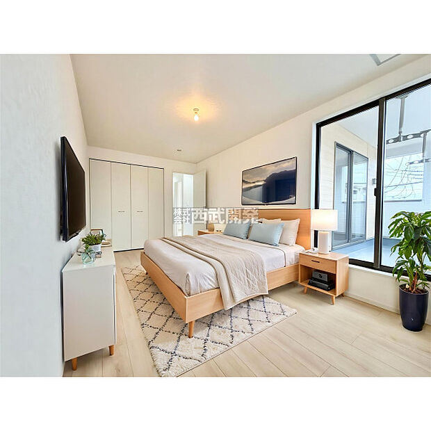 配置してある家具や小物はCGによるイメージです。（10月2日撮影）
