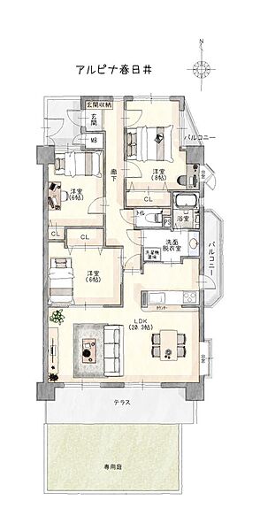 間取り：323000476152