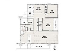 間取図画像 3LDK