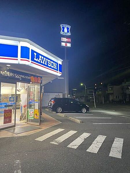 ローソン　堺少林寺町 180m