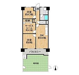 間取図画像 2SLDK