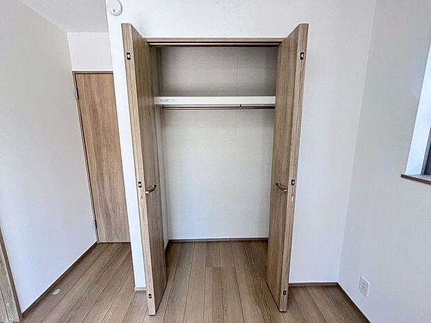 収納力のあるクローゼット