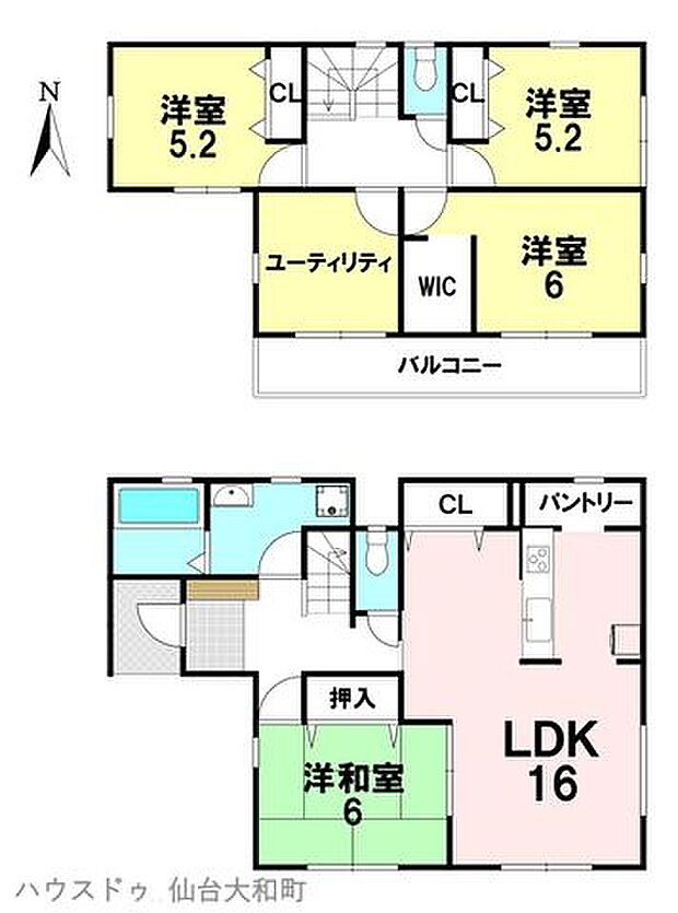 【4LDK+S】荷物置きやリモートワーク部屋として使い方の幅が広がるユーティリティスペース◎