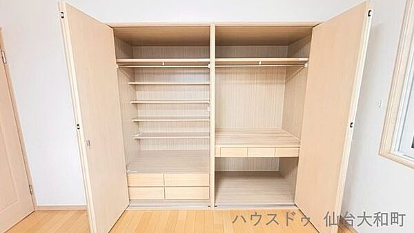 収納スペースが充実しています